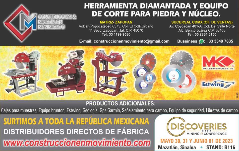 Discos Diamantados y Equipo para Concreto, Ceramica, Piedra y Albañileria