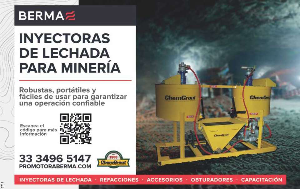 Inyectoras de Lechada para Mineria. Robustas, portatiles y faciles de usar para garantizar una operacion confiable. Refacciones, Accesorios, Obturadores, Capacitacion.