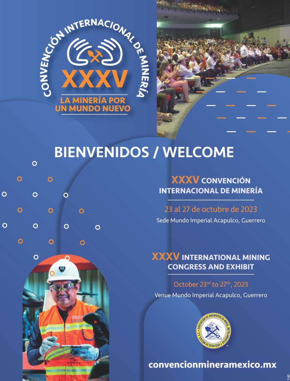 November 19 to 22, 2025 at Acapulco Mundo Imperial. Mining United for Mexico.