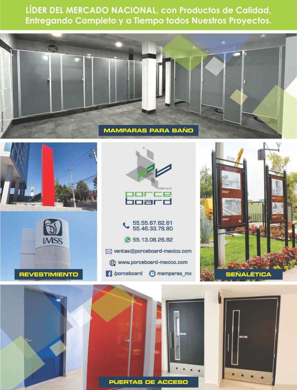 Manufacturer of Screens for Bathrooms, Access Doors, Signs and Architectural Coatings, Facade Coatings. Market leader. Quality Products.