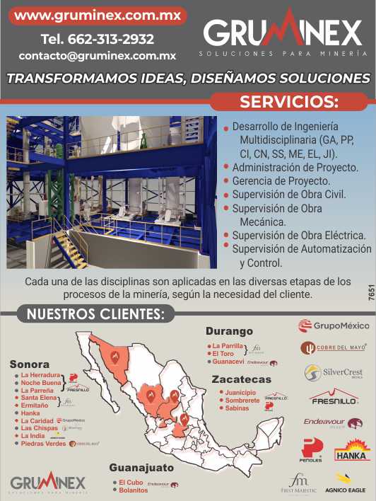 Desarrollo de ingenieria multidisciplinaria, administracion de proyectos,automatizacion de los procesos enfocados en la construccion y mineria