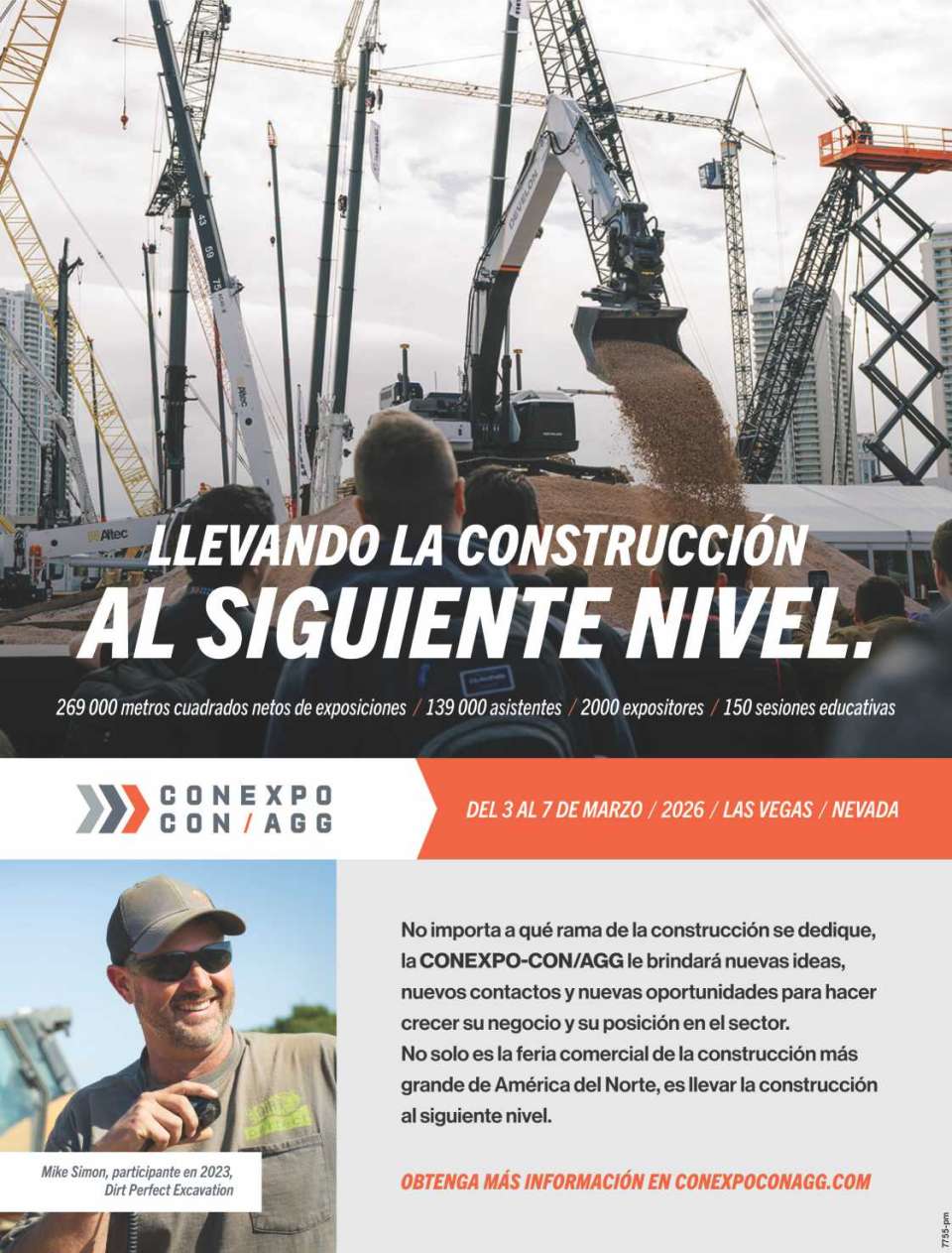 CONEXPO-CON/AGG 2026. North America Largest Construction Trade Show, March 3-7, 2026 in Las Vegas, Nevada