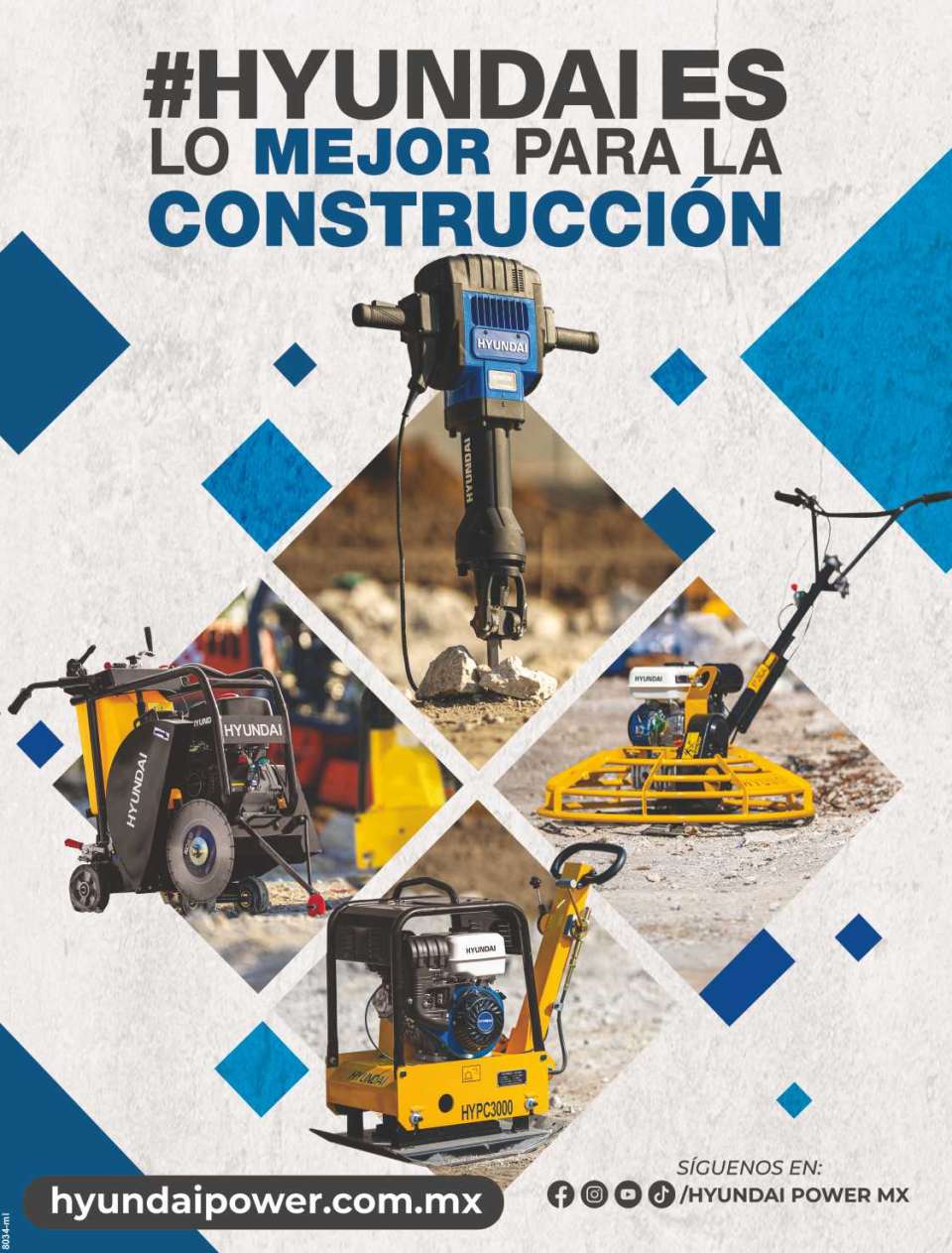 Maquinaria Ligera HYUNDAI es lo mejor para la Construccion.