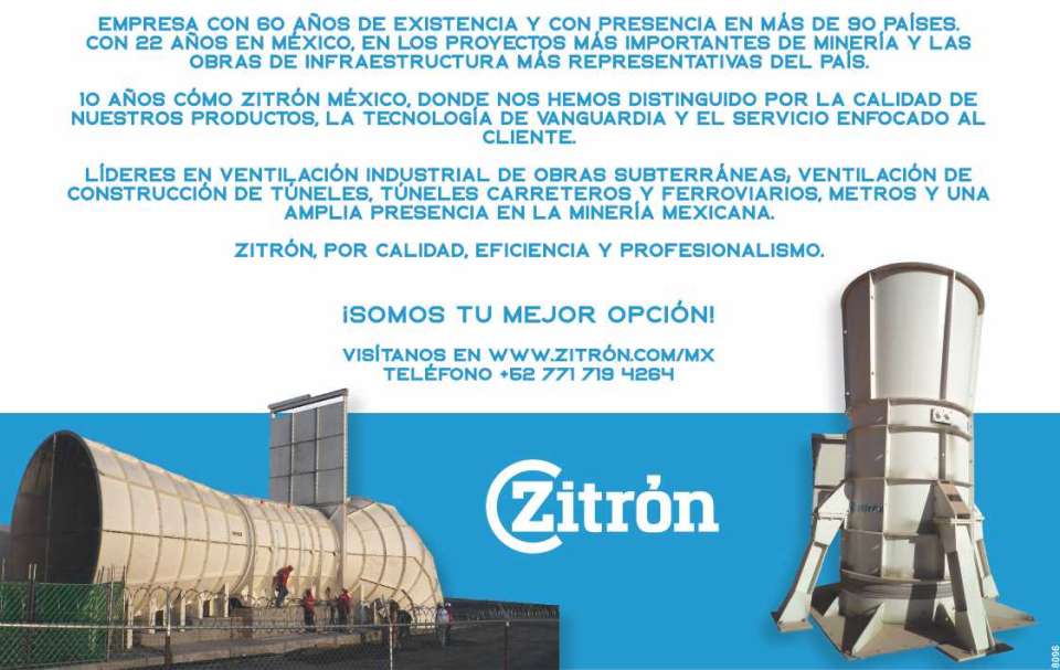 Leaders in Industrial Ventilation of Underground Works, Ventilation of Tunnel Construction, Road and Railway Tunnels and a wide presence in Mexican Mining. WE ARE YOUR BEST OPTION!