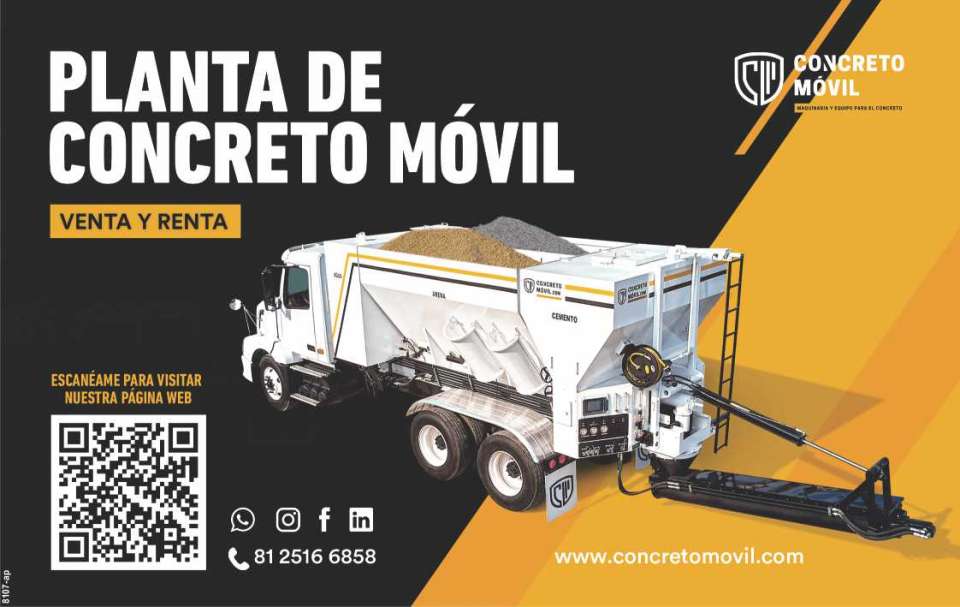 Renta o venta planta de concreto movil, fabrica tu concreto en sitio, sin mermas ni sobrantes. Disminuye costos de traslado y revolvedoras