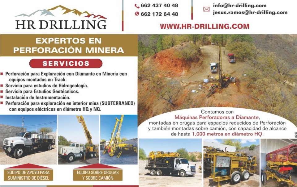 Experts in Mining Drilling, for Diamond Exploration in Mining, Hydrogeological Studies, Geotechnical Studies. Drilling for Exploration in the Interior of the Mine.