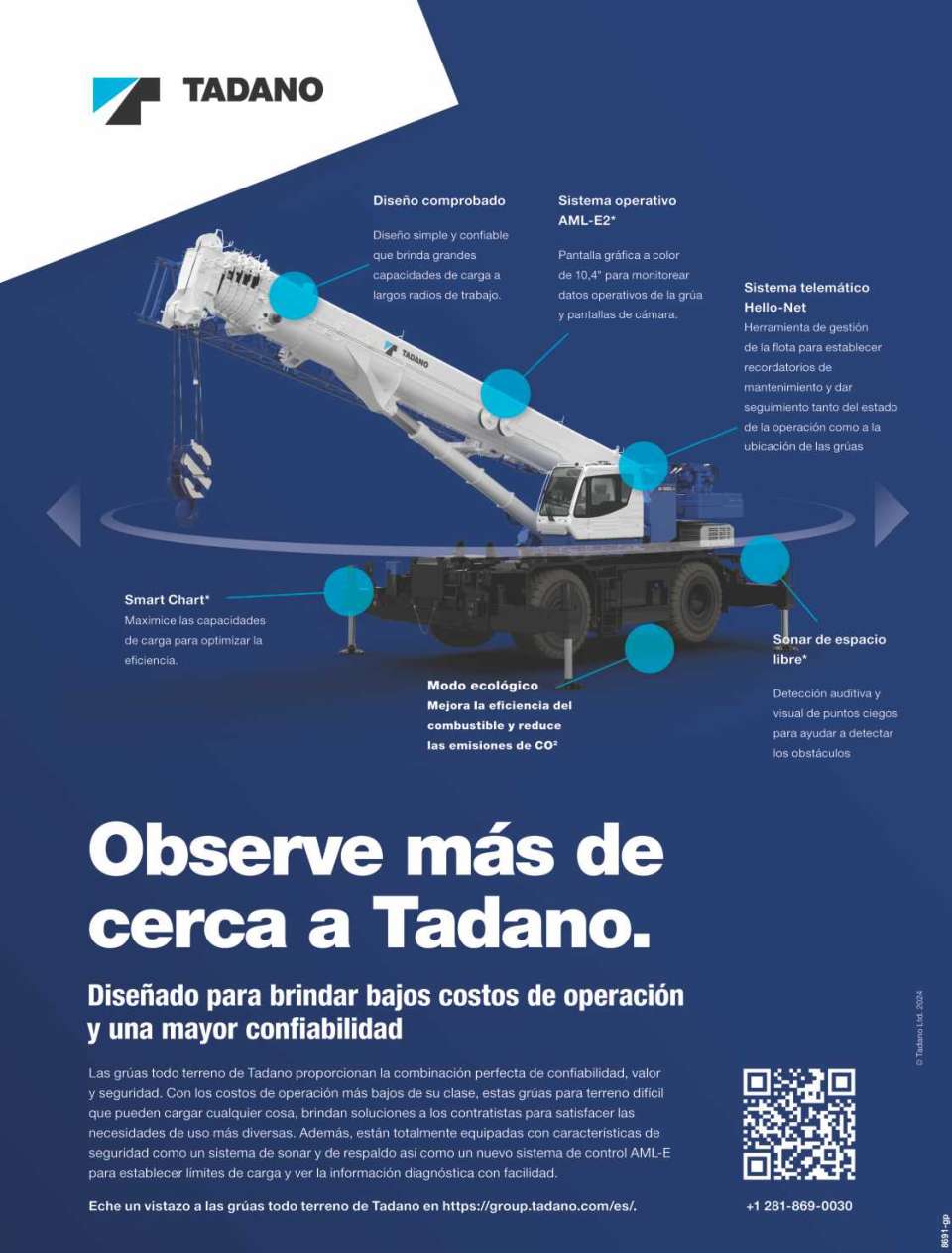 TADANO all terrain cranes provide the perfect combination of reliability, value and safety.