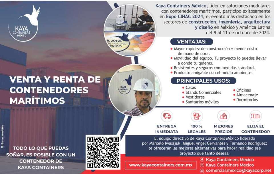 Ventajas: Mayor Rapidez de Construccion, Movilidad, Resistentes y Seguros, Amigable con el Medio Ambiente. Usos: Casas, Oficinas, Stands Comerciales, Sanitarios Moviles. 100% Legales.